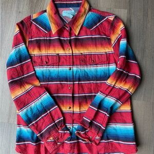 Tasha Polizzi Bold Striped Womens Shirt